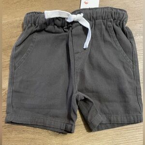 Ollie’s‎ Day boutique boys cotton gray shorts (3/4) toddlers NWT